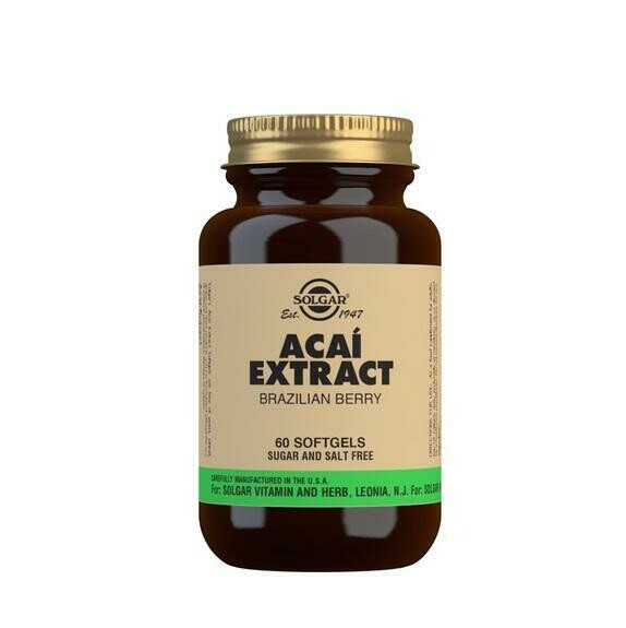 SOLGAR EXTRACTO DE ACAI 60 CAP