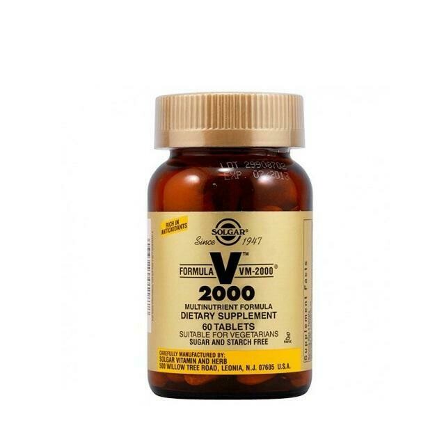 SOLGAR FORMULA VM 2000 60 COMPRIMIDOS