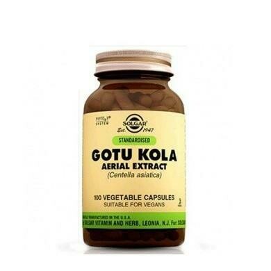 SOLGAR GOTU KOLA 100 CAPS  (CENTELLA ASIATICA )