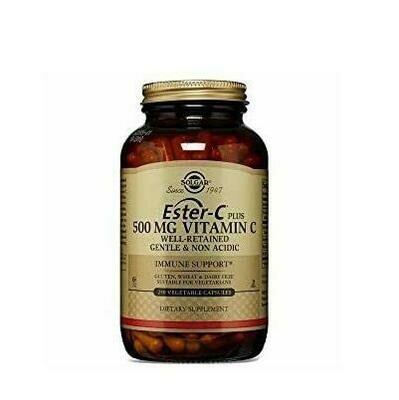 SOLGAR ESTER-C 500MG VITAMINA C 100CAPSULAS