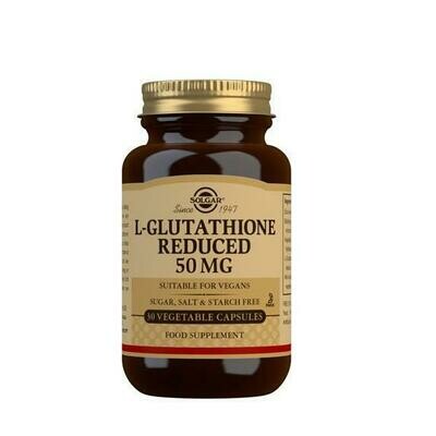 SOLGAR L-GLUTATION 50 MG REDUCIDO