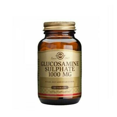 SOLGAR GLUCOSAMINE SULPHATE 1000MG 60 COM
