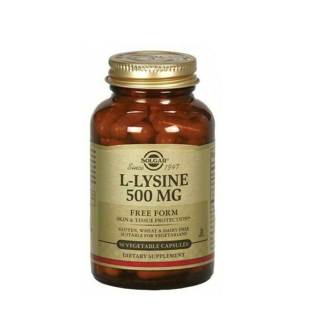 SOLGAR L-LISINA 500 MG 50 COMP