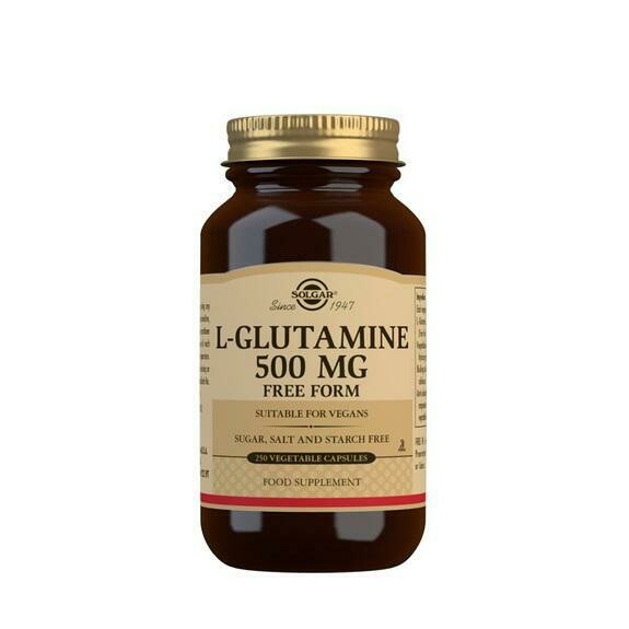 SOLGAR L-GLUTAMINA 500MG 250 CAPS