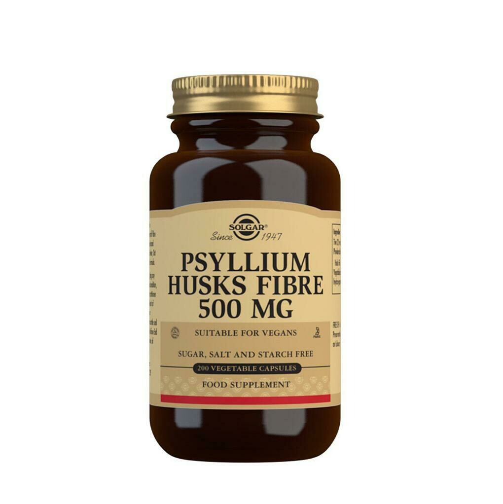 SOLGAR PSYLLIUM 500MG VEGICAPS 200