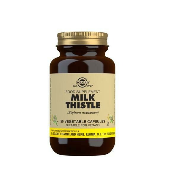 SOLGAR MILK THISTLE( CARDO MARIANO) 50 CAPS