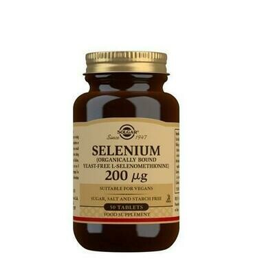 SOLGAR SELENIO 200MG (SIN LEVADURA) 100 COMP