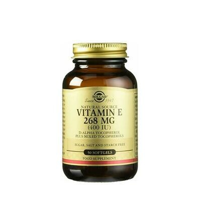 SOLGAR VITAMINA E 400UI 268MG 50CAPSULAS