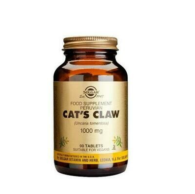 SOLGAR UÑA DE GATO 1000MG 90 COMP