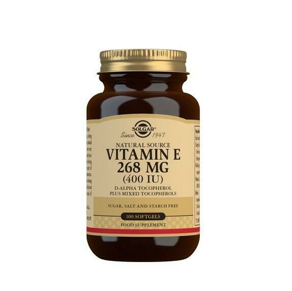 SOLGAR VITAMINA E 400U.I. 268MG 100CAPSULAS