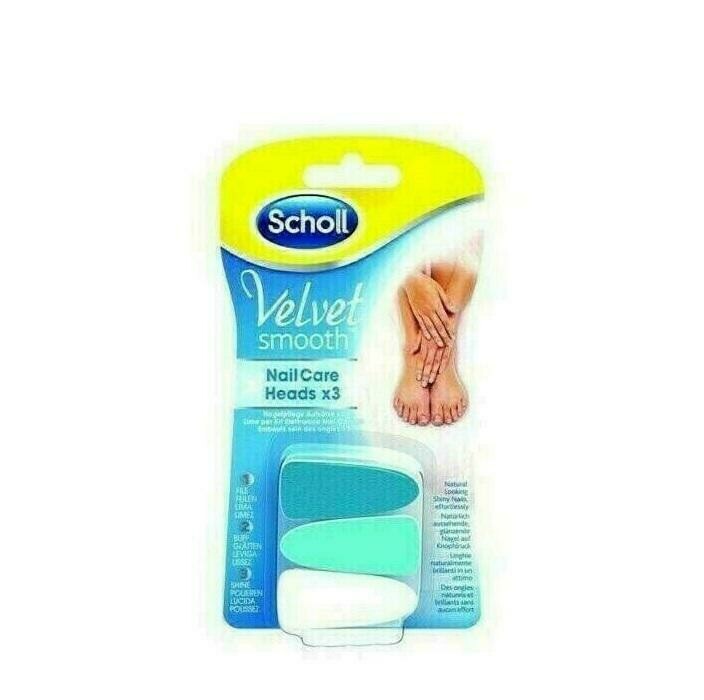 DR SCHOLL VELVET SMOOTH LIMA ELECTRONICA UÑAS RECAMBIO CABEZALES