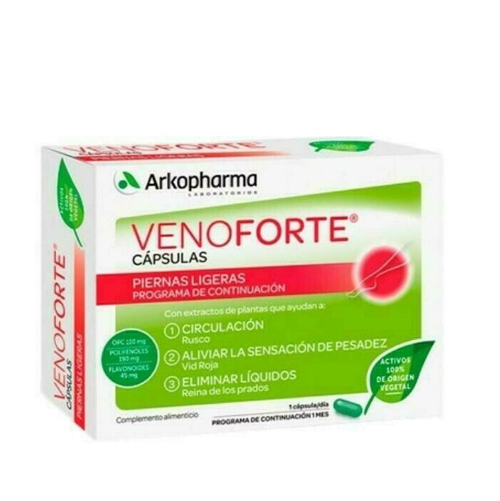 VENOFORTE PIERNAS LIGERAS 30 CAPS