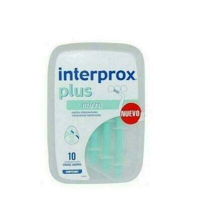 CEPILLO ESPACIO INTERPROXIMAL INTERPROX PLUS MICRO ENVASE AHORRO 10 U