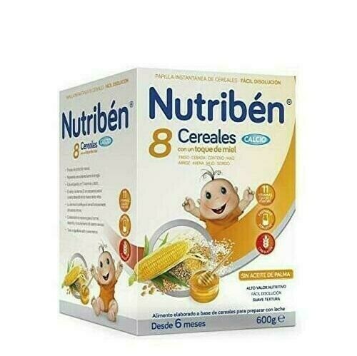 NUTRIBEN 8 CEREALES Y MIEL 600 G