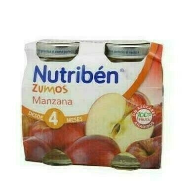 NUTRIBEN ZUMO MANZANA 130 ML 2 U BIPACK