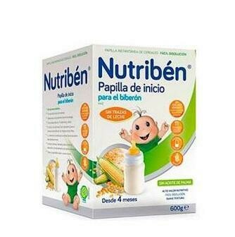 NUTRIBEN INICIO BIBERON PAPILLA SIN GLUTEN 600 G