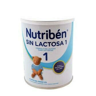 NUTRIBEN SIN LACTOSA 400 G 1 LATA NEUTRO