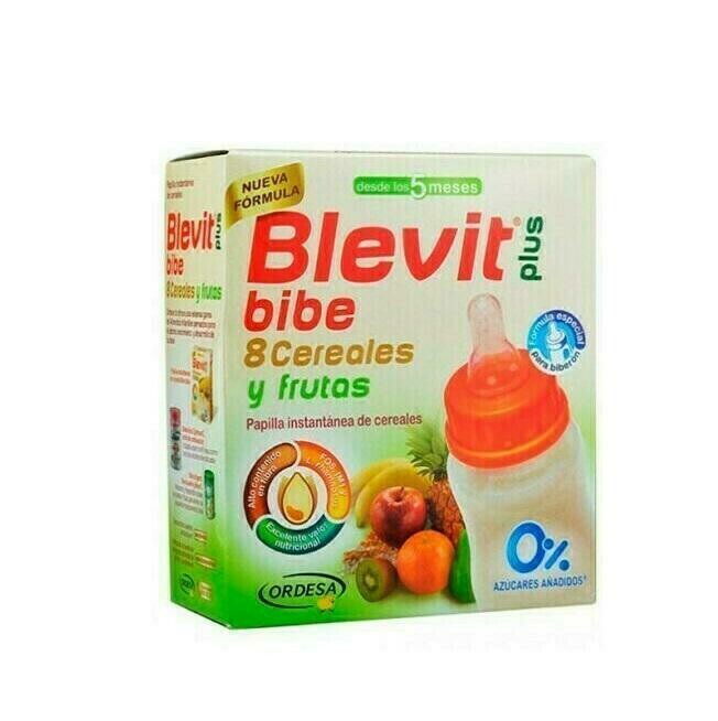 BLEVIT PLUS BIBE 8 CEREALES Y FRUTAS POLVO 600 G