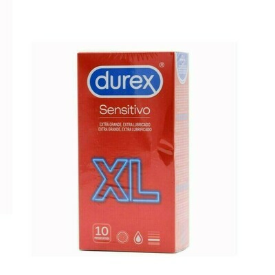 DUREX SENSITIVO XL PRESERVATIVOS 10 U