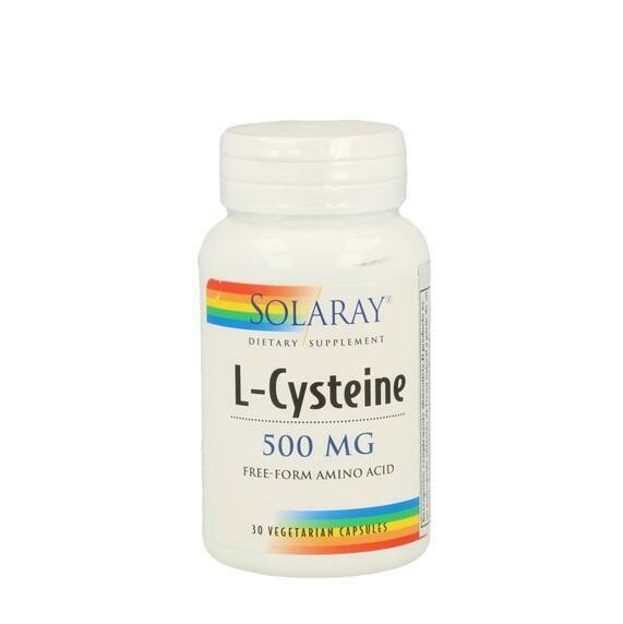 SOLARAY L-CYSTEINE 500MG 30 CAPS