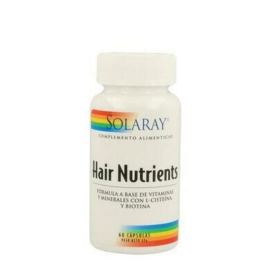SOLARAY HAIR NUTRIENTS 60 CAPSULAS