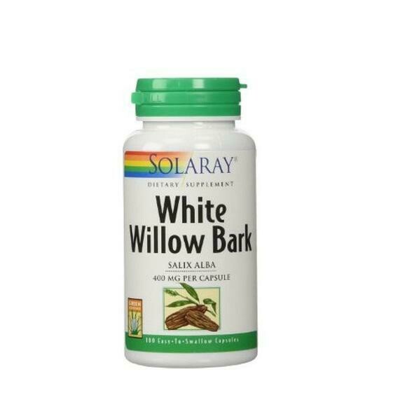 SOLARAY WHITE WILLOW BARK (SAUCE) 400MG.100CAPSULAS