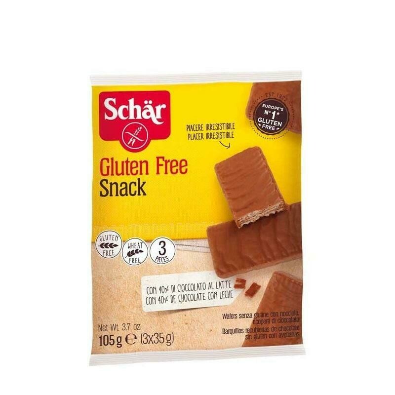SCHAR SNACK ( 3 BARQUITOS CHOCOLATE) 3X35GR