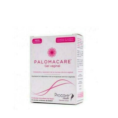 PALOMACARE GEL VAGINAL MONODOSIS 6 CANULAS 5 ML