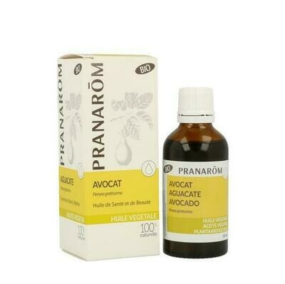 PRANAROM ACEITA VEGETAL AGUACATE BIO 50ML.