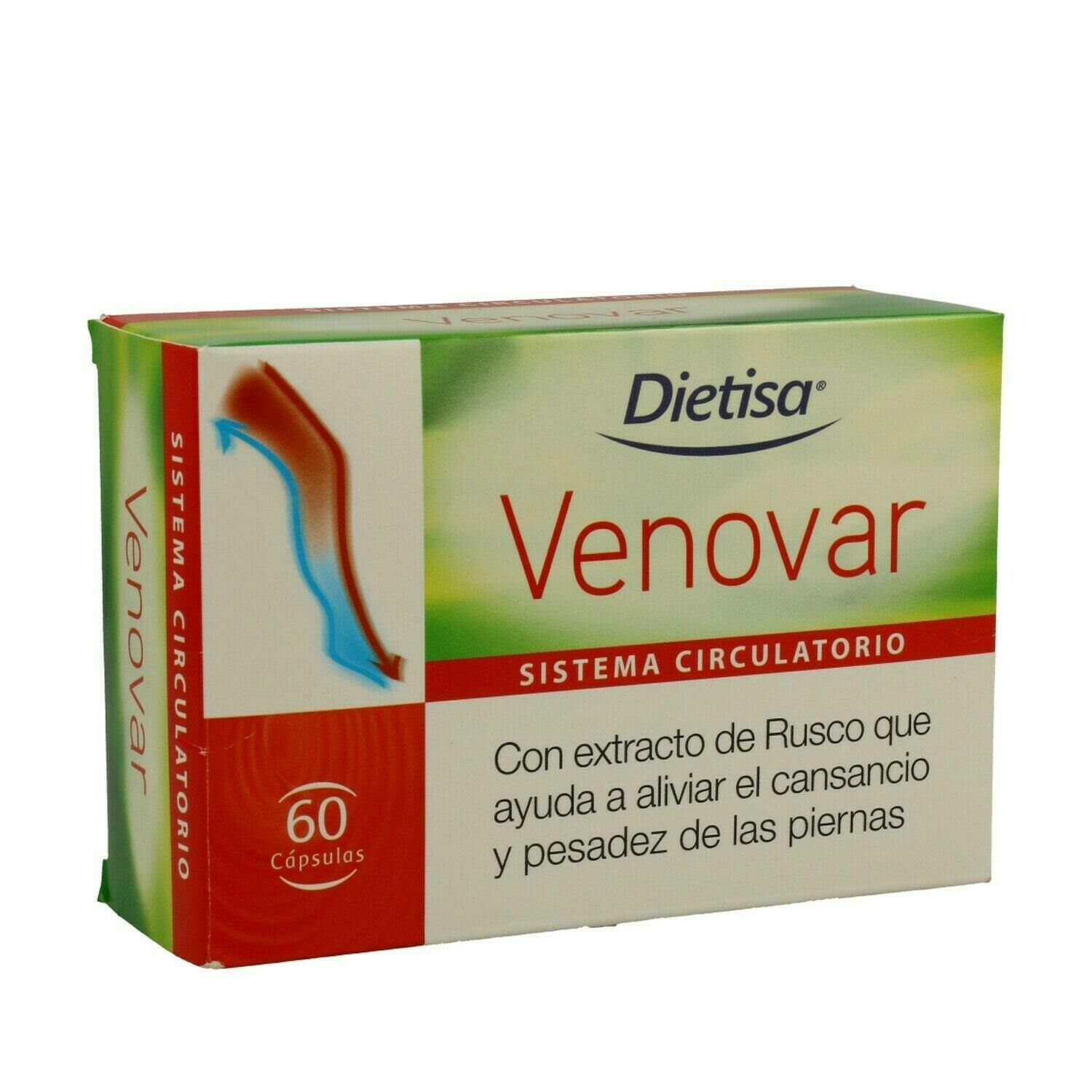 DIETISA VENOVAR 60 CAPSULAS