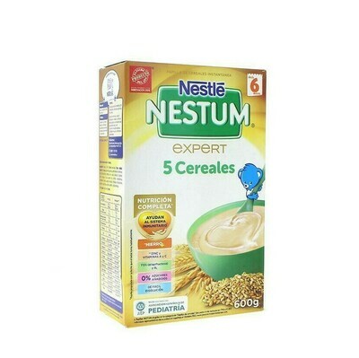 NESTLE NESTUM PAPILLA SUPERFIBRA  5 CEREALES 650 G