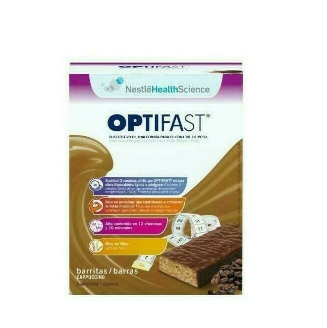 OPTIFAST BARRITAS 70 G 6 BARRITAS CAPUCHINO