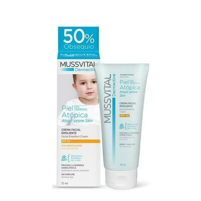MUSSVITAL DERMACTIVE CREMA FACIAL ATOPICA SPF 20 75 ML