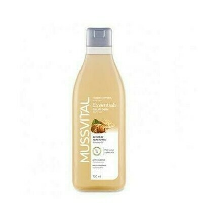 MUSSVITAL ESSENTIALS GEL DE BAÑO ACEITE ALMENDRA 750 ML