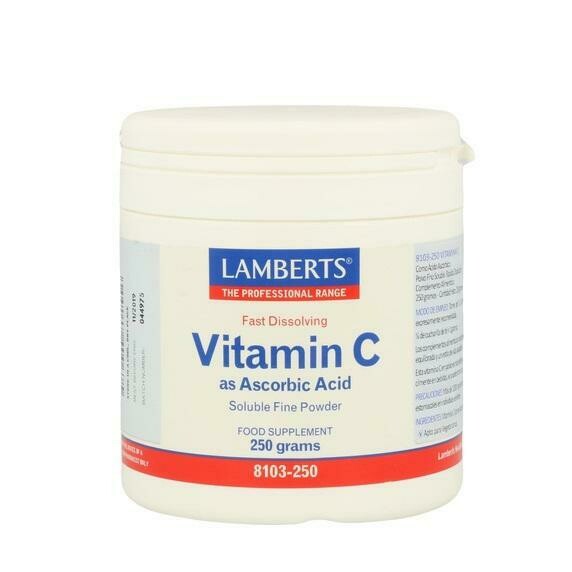 LAMBERTS VITAMIN C COMO ACIDO ASCORBICO 250G