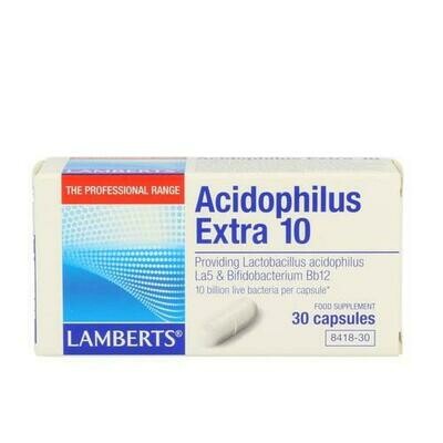 LAMBERTS ACIDOPHILUS EXTRA 10 30 CAPS