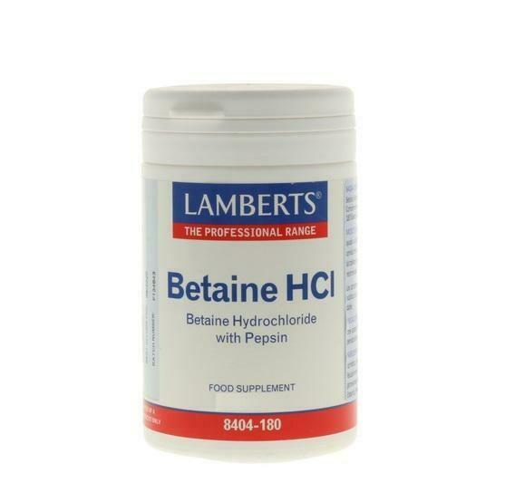 LAMBERTS BETAINE HCI 100 TABLETAS