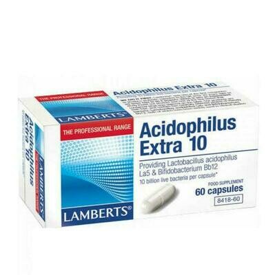 LAMBERTS ACIDOPHILUS EXTRA 10 60 CAPS
