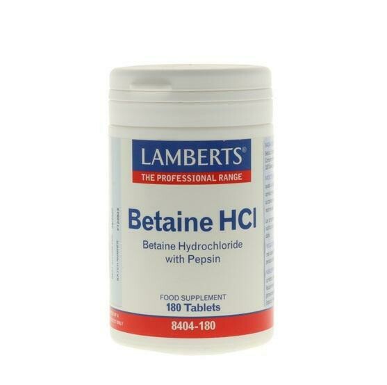 LAMBERTS BETAINE HCI 180 TABLETAS