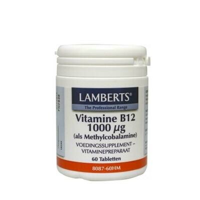 LAMBERTS VIT.B12 1000 60 TABLETAS