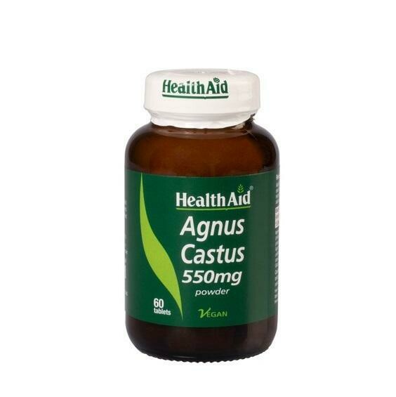 HEALTH AID AGNUS CASTUS 550MG.60 TABLETAS