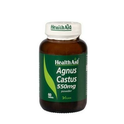 HEALTH AID AGNUS CASTUS 550MG.60 TABLETAS
