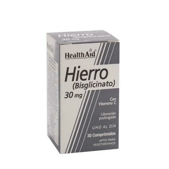 HEALTH AID HIERRO BISGLICINATO 30 COMP
