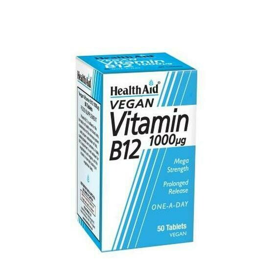 HEALTH AID VITAMIN B12 50 COMP