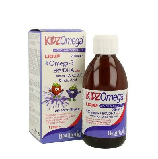 KIDZ OMEGA LIQUIDO 200 ML HEALTH AID