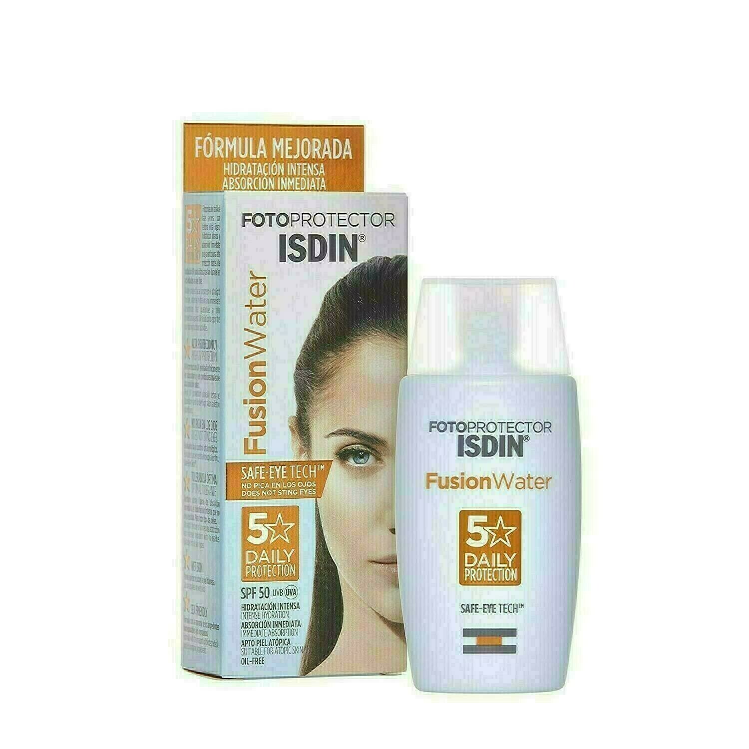 FOTOPROTECTOR ISDIN SPF-50  FUSION WATER 50 ML