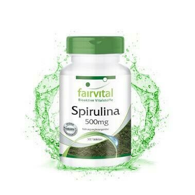 FAIRVITAL SPIRULINA 500 MG 500 PASTILLAS
