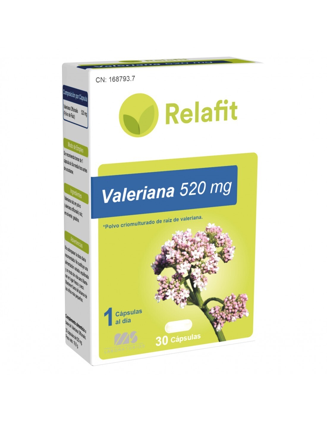 RELAFIT VALERIANA 30 CAPS