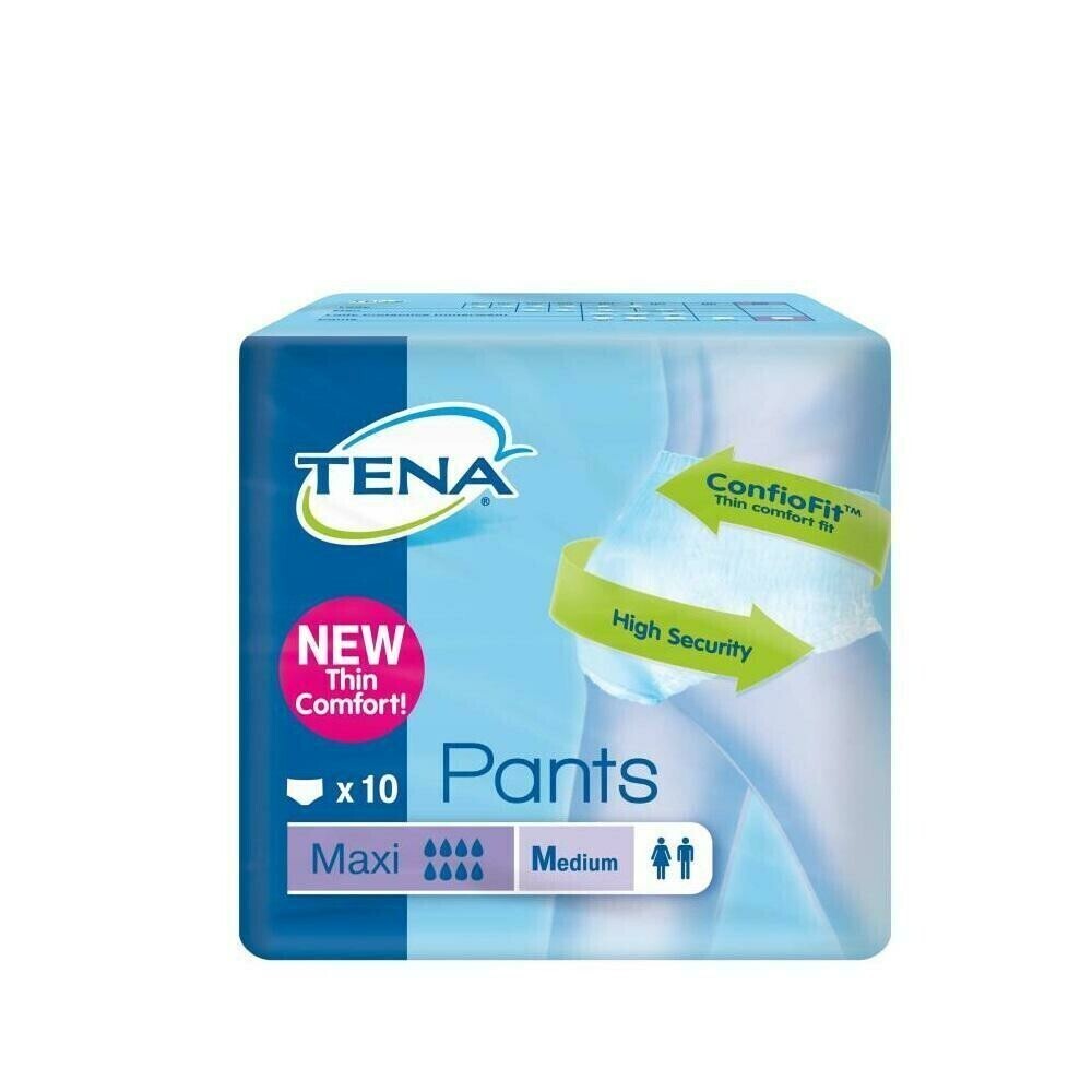 ABSORB INC ORINA TENA PANTS MAXI T- MED 10 U