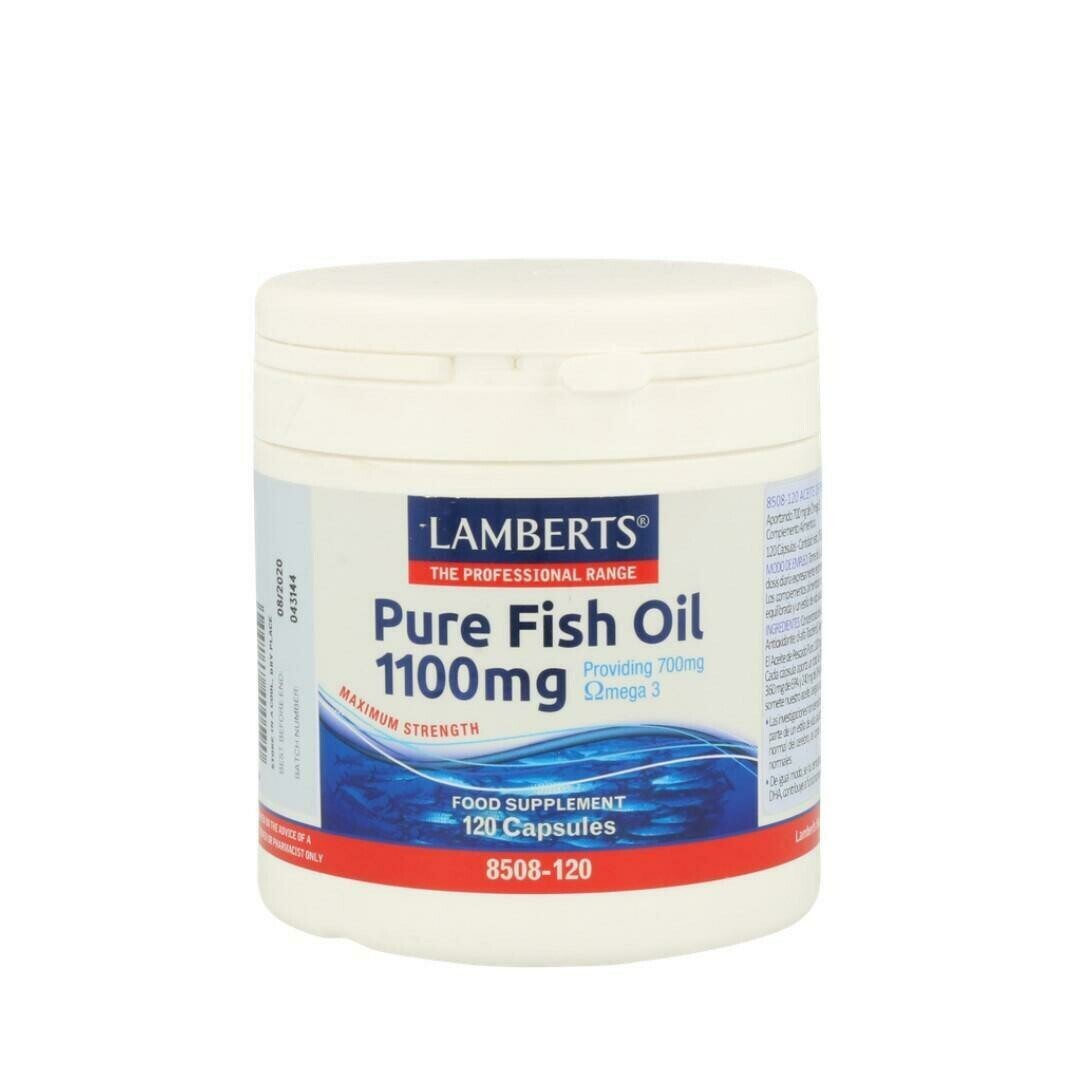 LAMBERTS ACEITE DE PESCADO PURO 1100MG 120CAPS